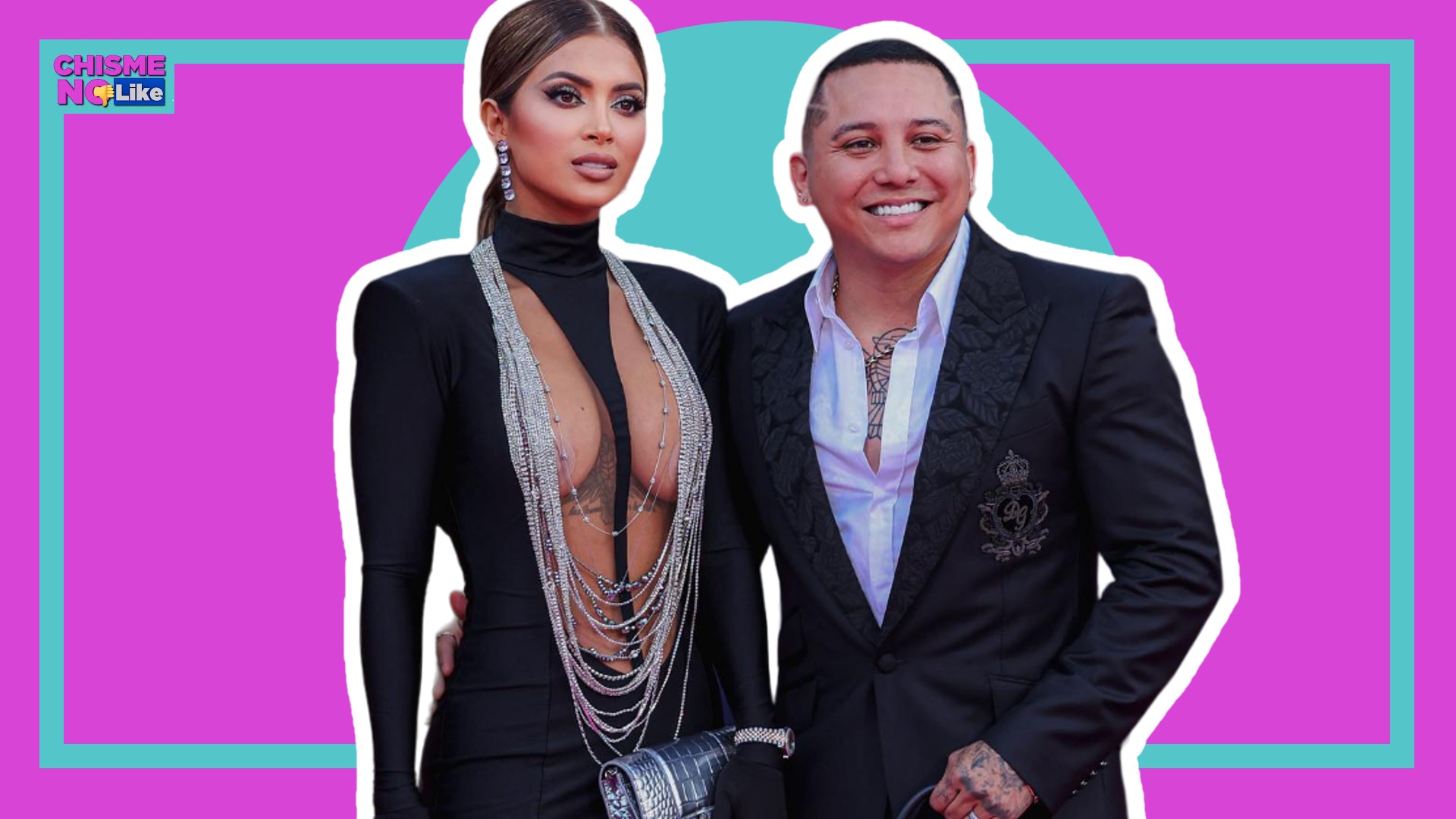 Sale a la luz video de Edwin Luna y Kimberly Flores atravesándose frente a famoso cantante en plena alfombra roja