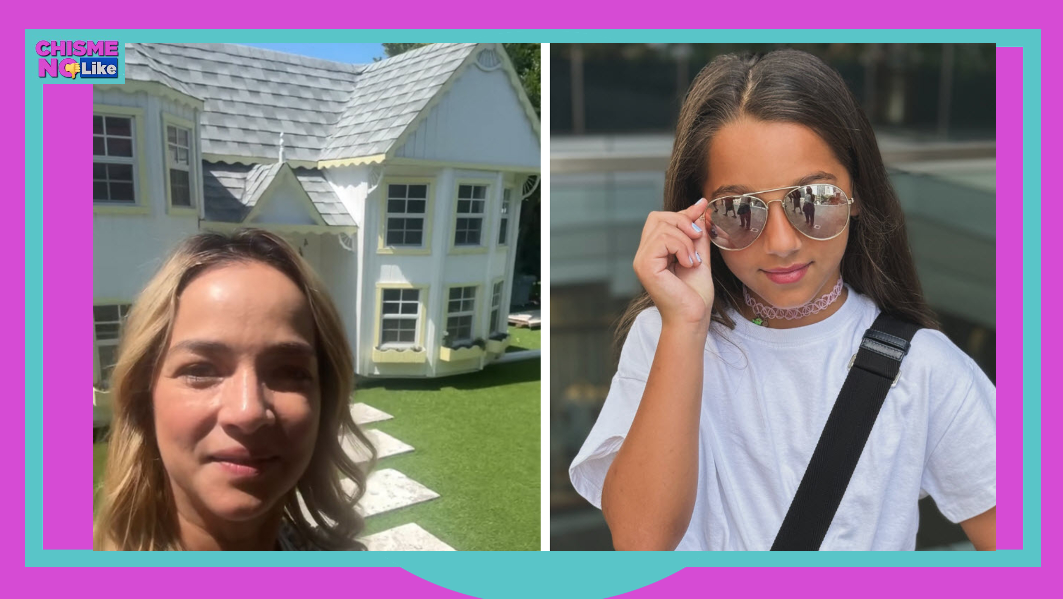 Hija de Adamari López dona su casita de muñecas a la bebita de Chiquibaby