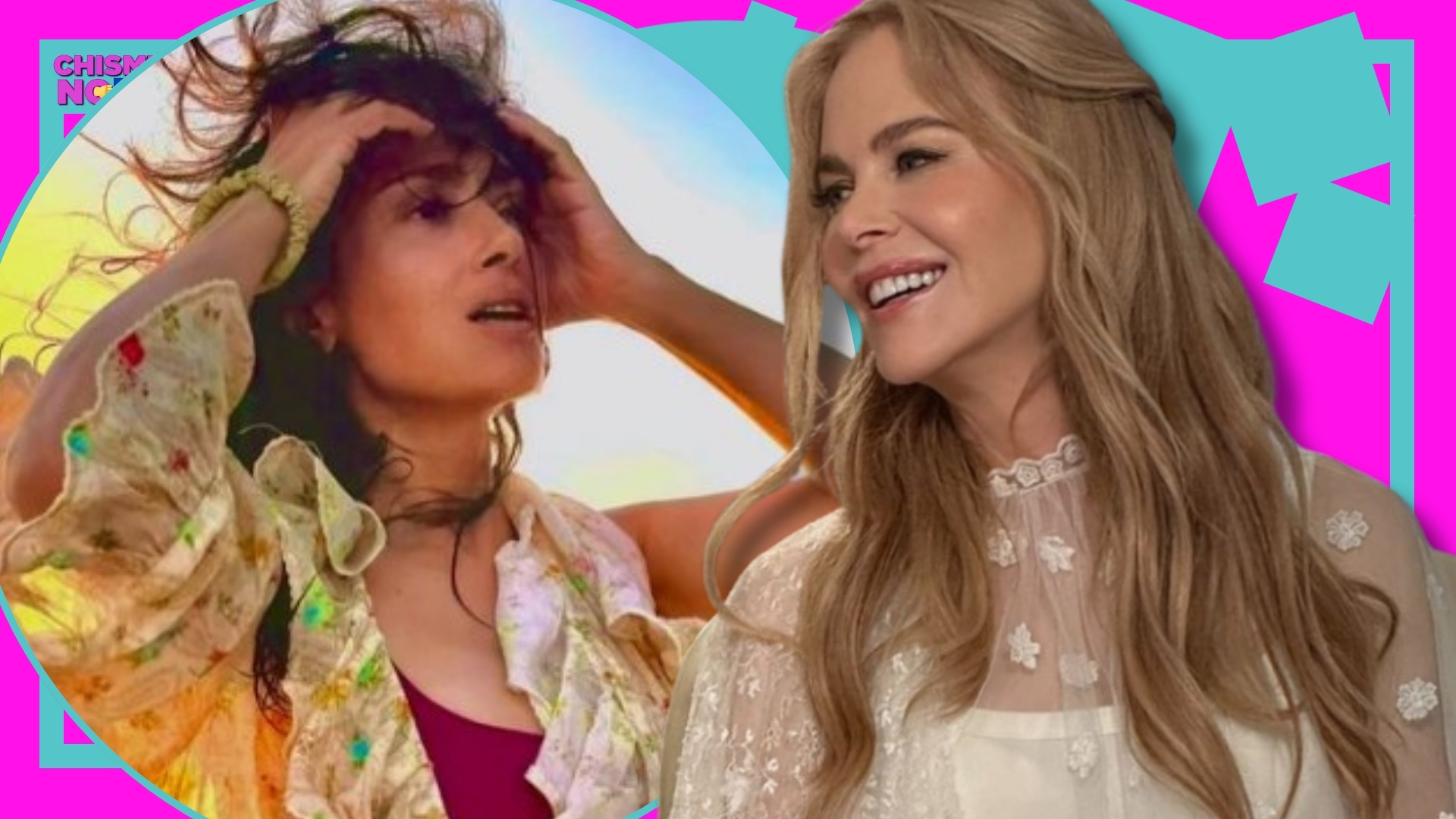 ¿Nicole Kidman le hace el feo a Salma Hayek? Las imágenes le están dando la vuelta al mundo