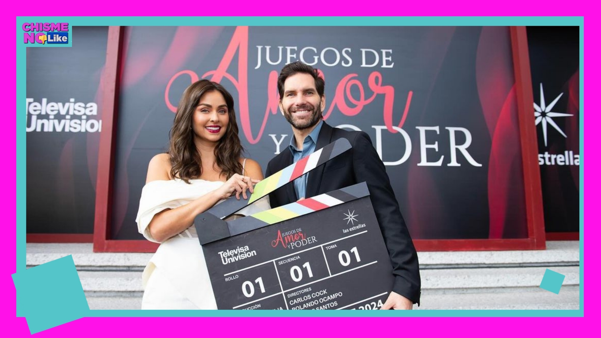 Juegos de Amor y Poder: la nueva apuesta de TelevisaUnivision con Claudia Martín y Aap Bethke: "Es un honor poder encabezar esta historia"